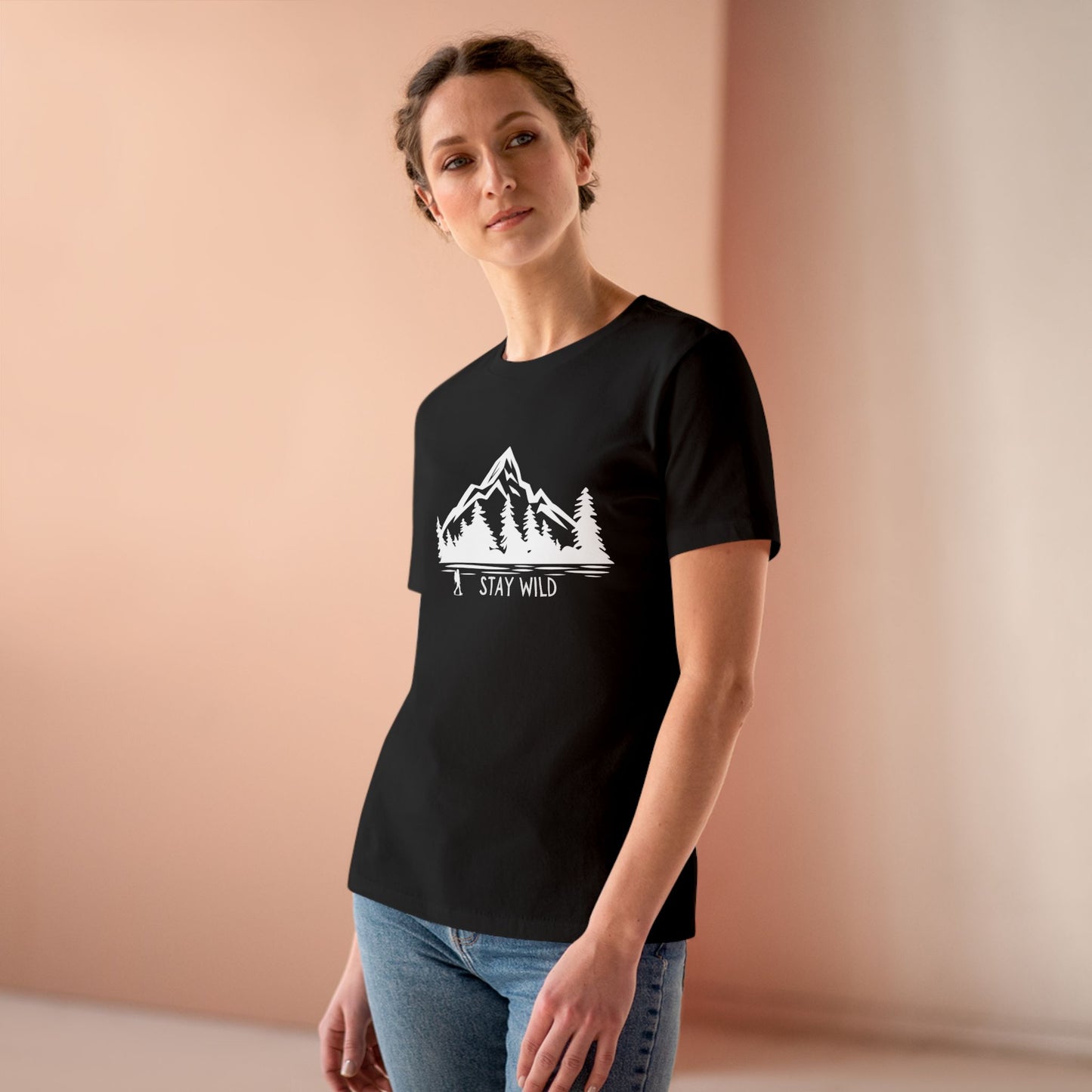 'Stay Wild' Women's Cotton Tee