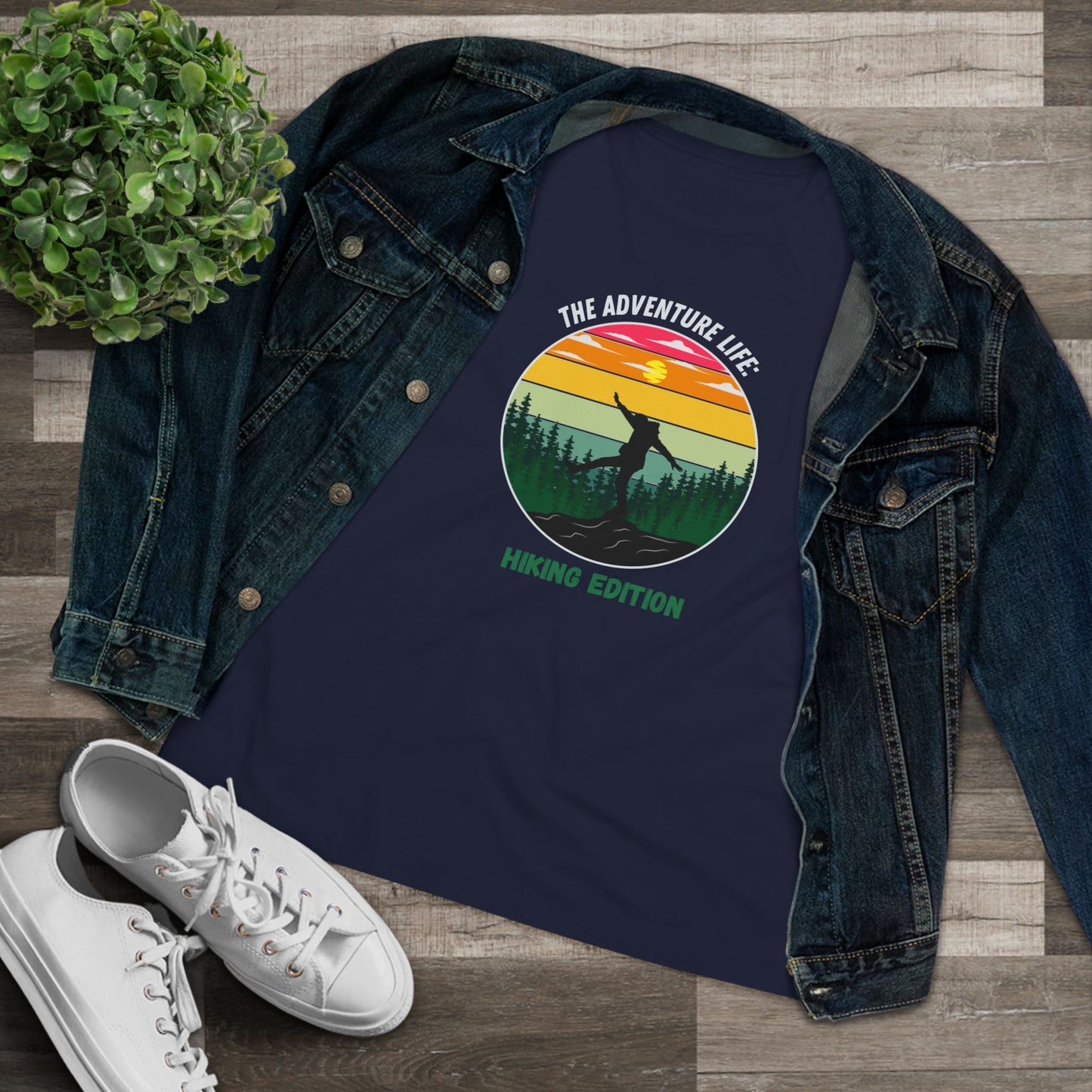 Adventure Life: Hiking Edition Women's Cotton Tee