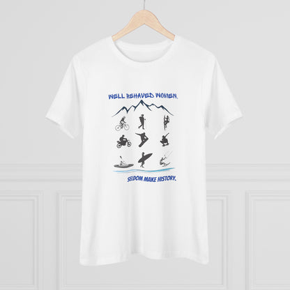 Empowered Women's Cotton Tee - Well Behaved Women