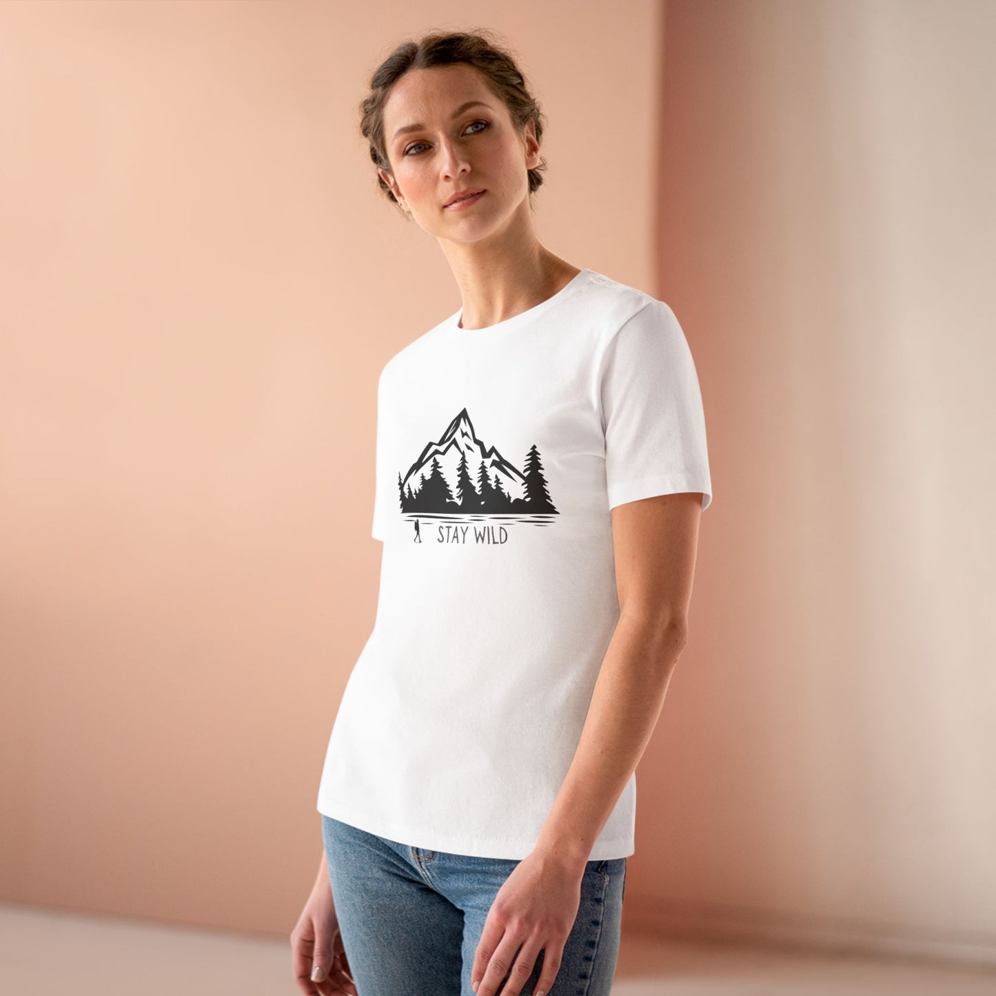 'Stay Wild' Women's Cotton Tee