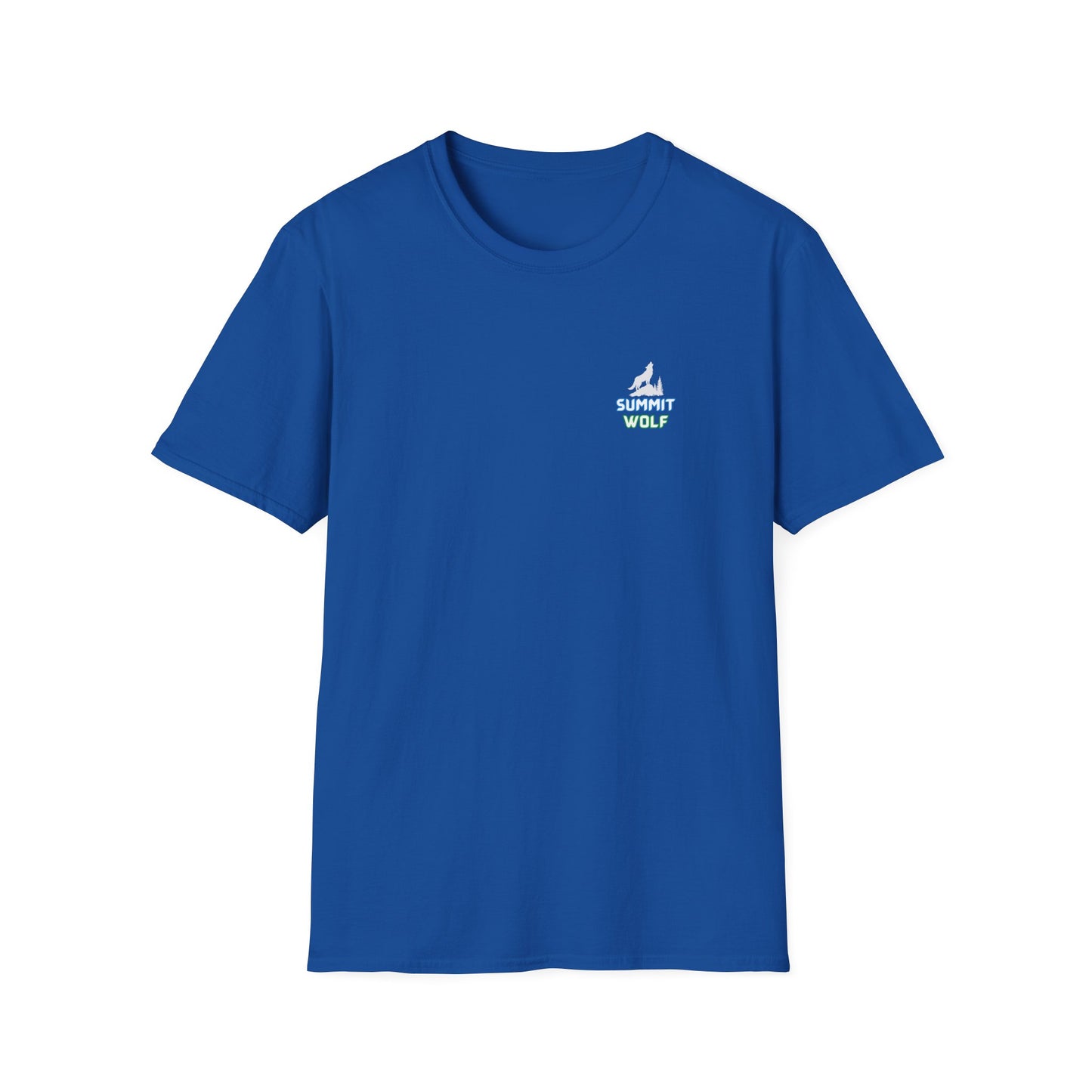 Summit Wolf Adventure Unissex Softstyle T-Shirt