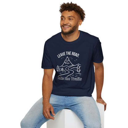 Leave the Road, Take the Trails Unisex Softstyle T-Shirt