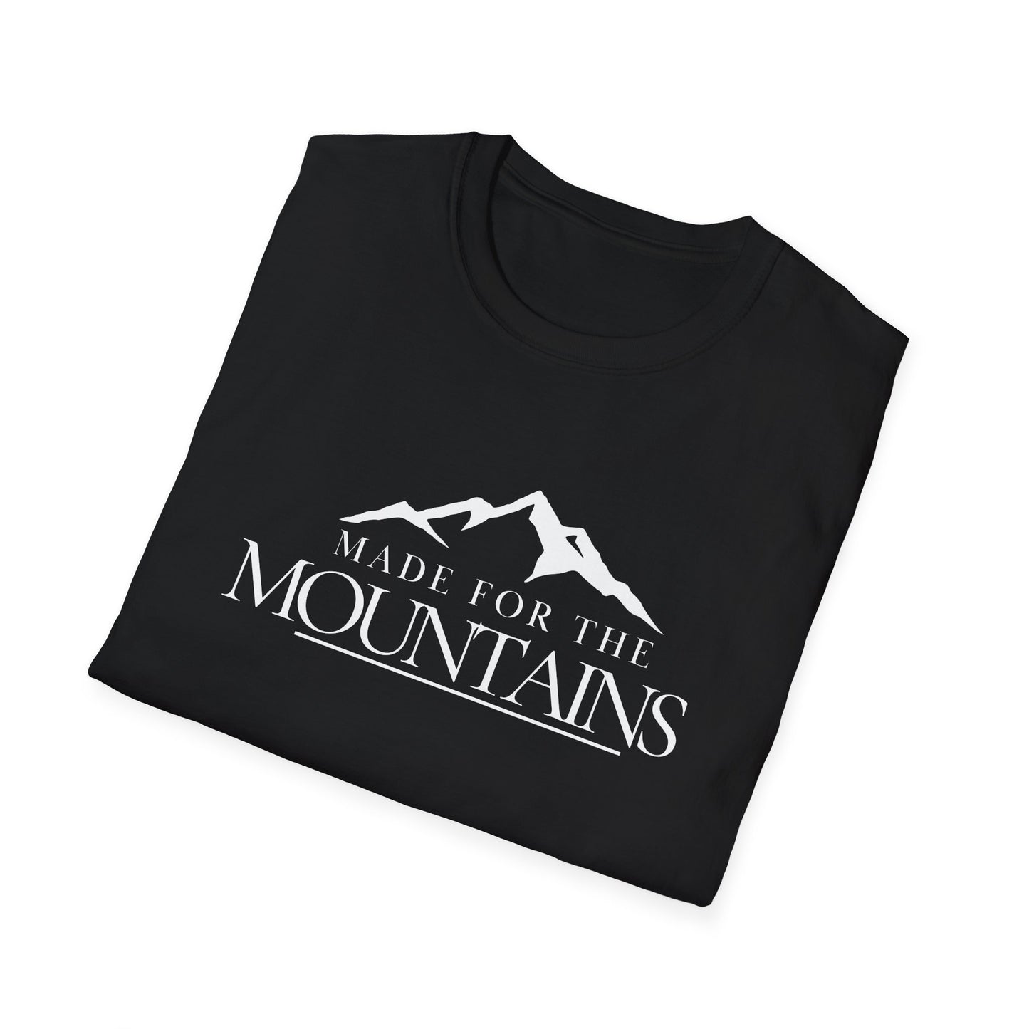 Made for the Mountains Adventure Unisex Softstyle T-Shirt