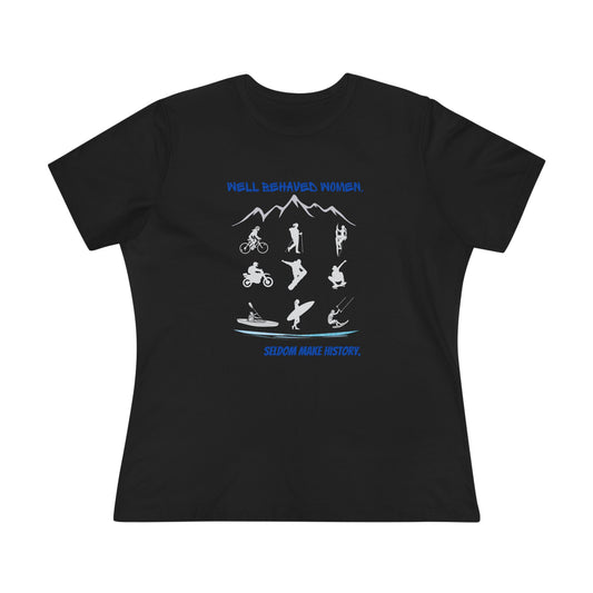 Empowered Women's Cotton Tee - Well Behaved Women