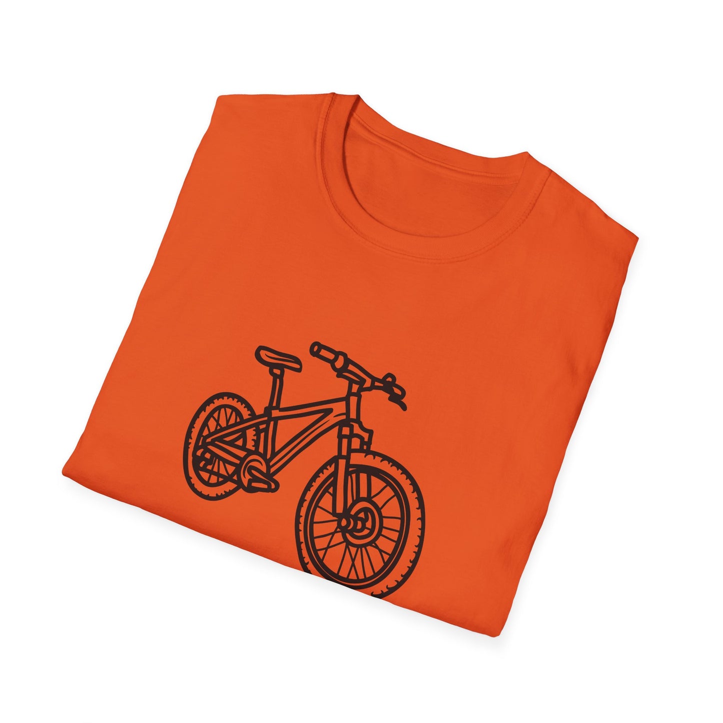 Mountain Bike Unisex T-Shirt - Outdoor Adventure Drawing