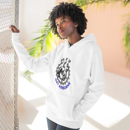 Get Airborne Fleece Hoodie - Perfect for Outdoor Adventures, Gifts for Sports Lovers, Casual Wear, Winter Wardrobe, Cycling Gear