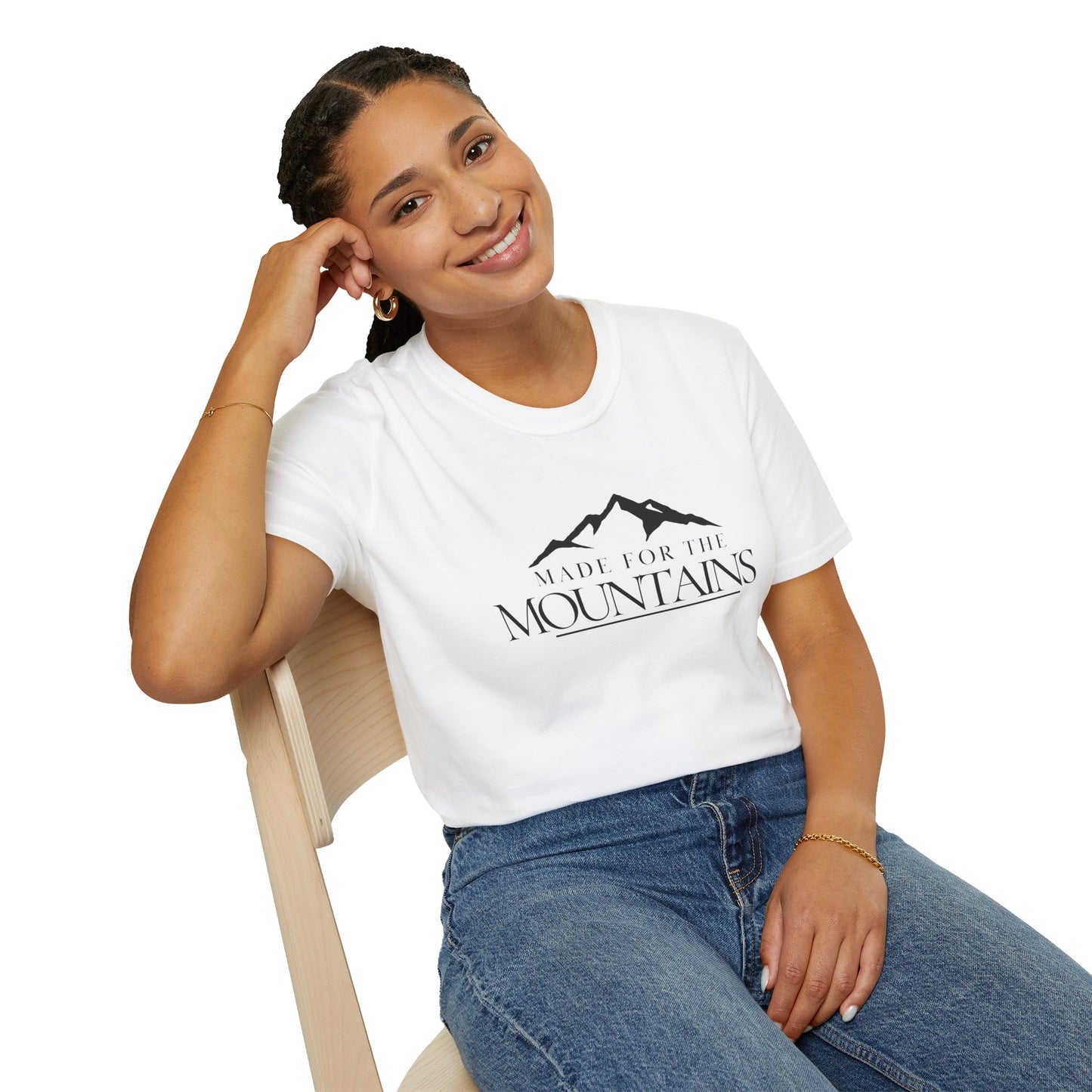 Made for the Mountains Adventure Unisex Softstyle T-Shirt