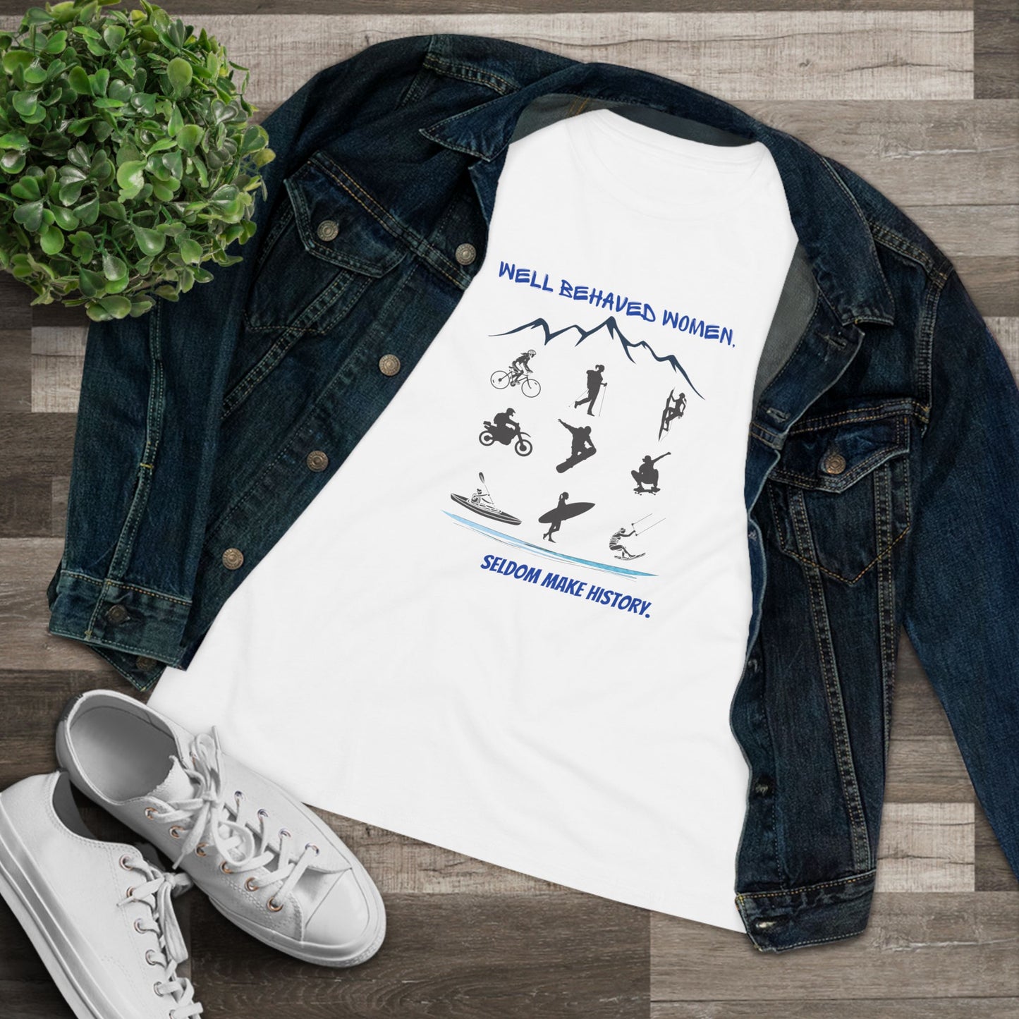Empowered Women's Cotton Tee - Well Behaved Women