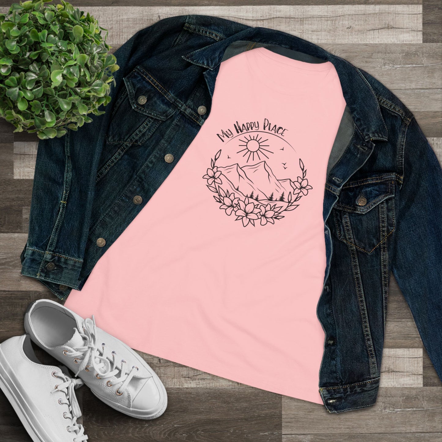 My Happy Place Women's Cotton Tee