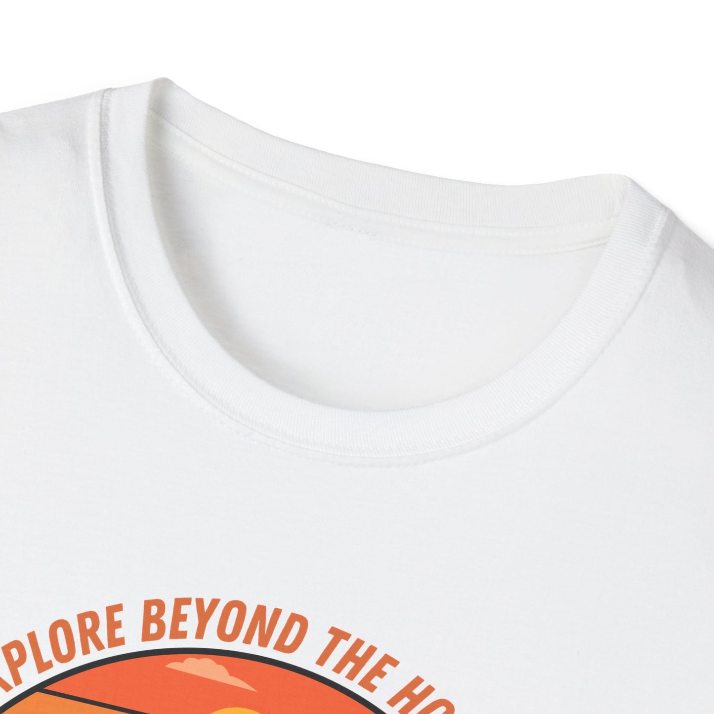 Explore Beyond the Horizon Adventure Unisex Softstyle T-Shirt