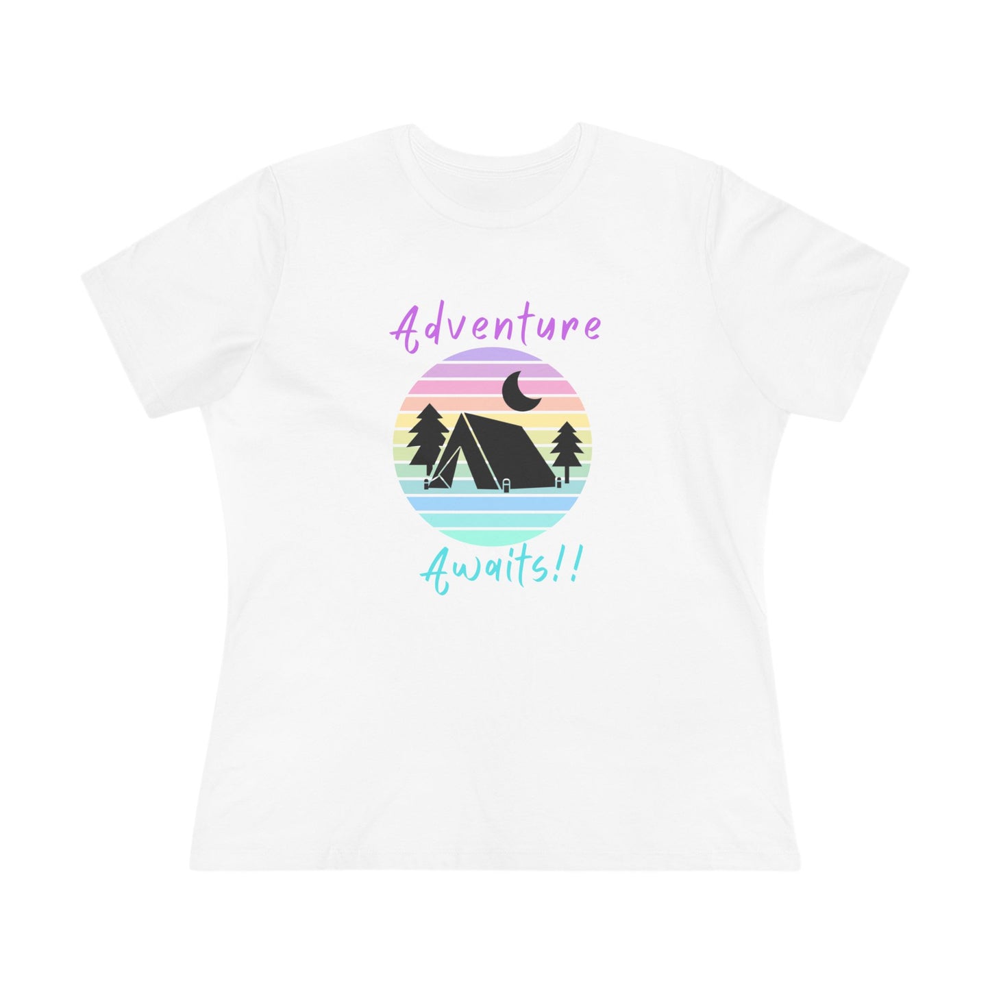 Adventure Awaits Women's Cotton Tee