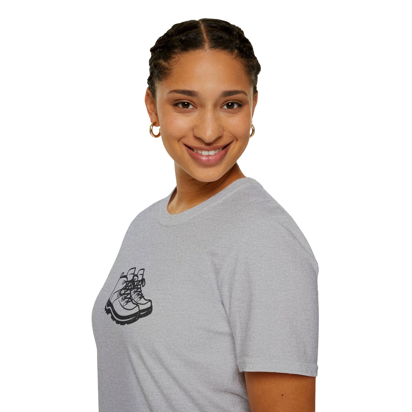 Hiking Boots Unisex Softstyle T-Shirt