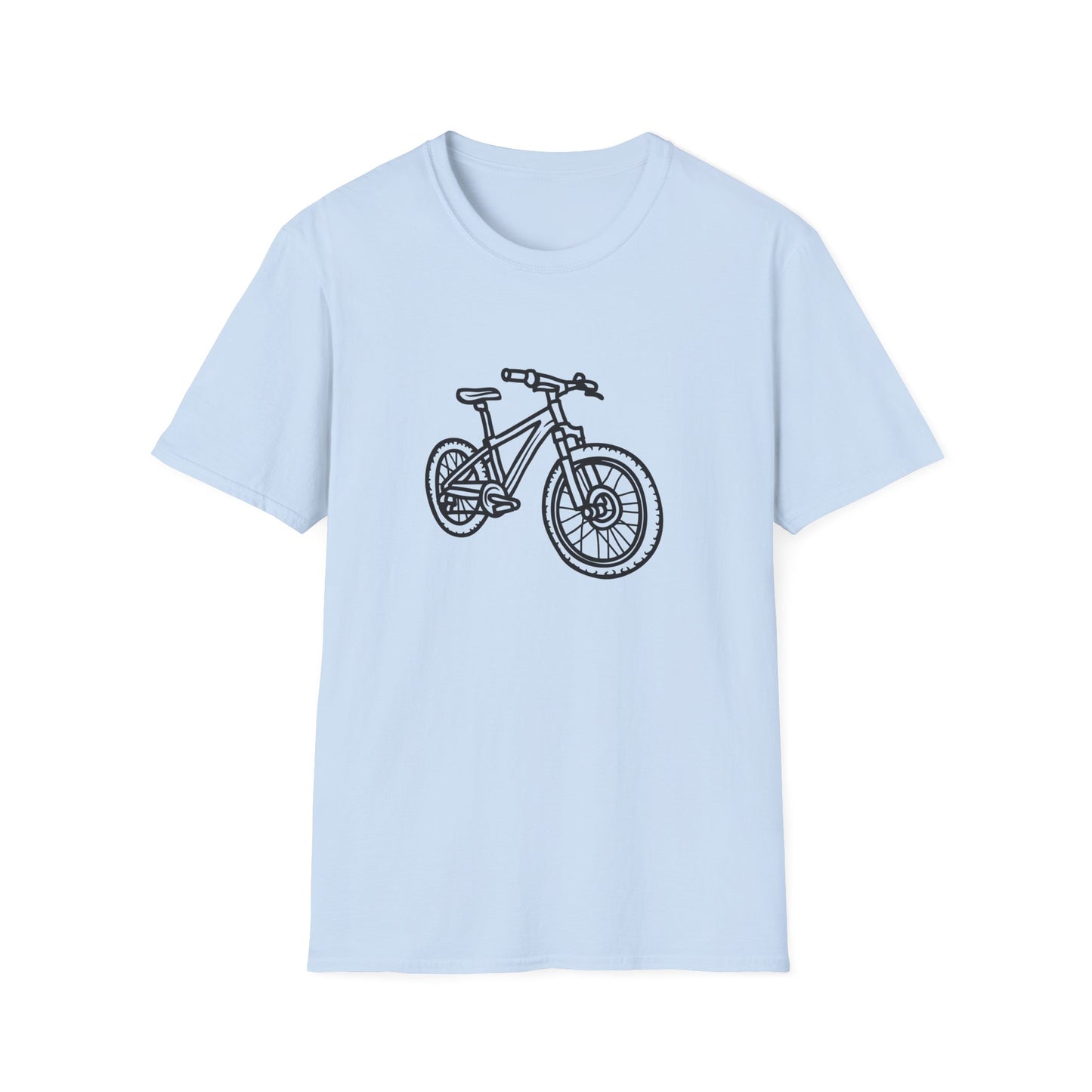 Mountain Bike Unisex T-Shirt - Outdoor Adventure Drawing