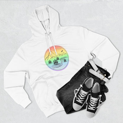 Natures Sunset Fleece Hoodie - Perfect for Outdoor Adventures, Gifts for Sports Lovers, Casual Wear, Winter Wardrobe