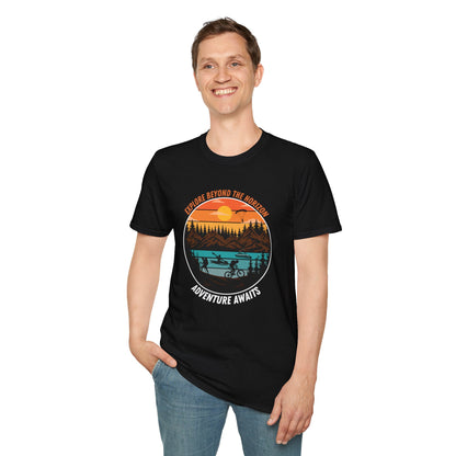 Explore Beyond the Horizon Adventure Unisex Softstyle T-Shirt