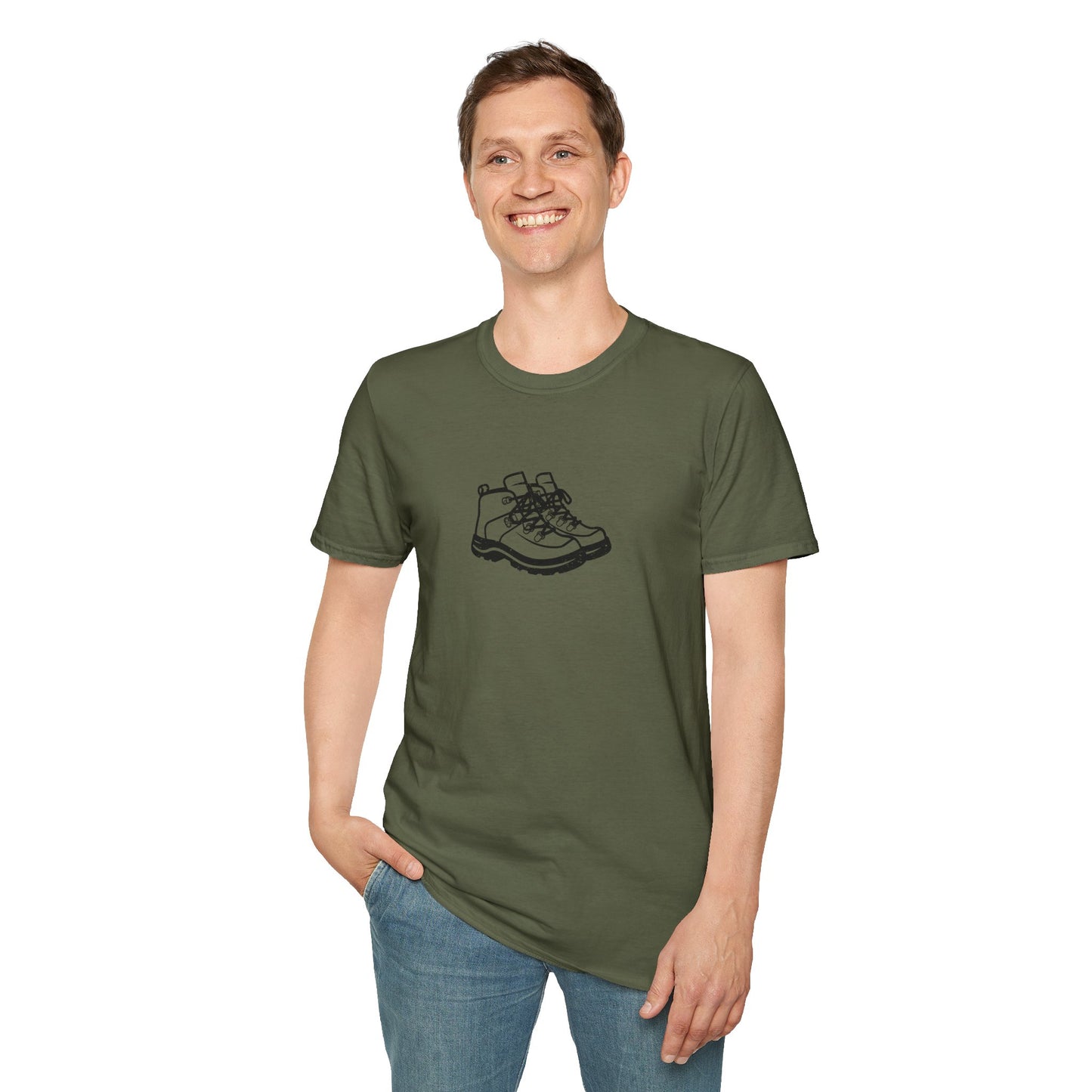 Hiking Boots Unisex Softstyle T-Shirt