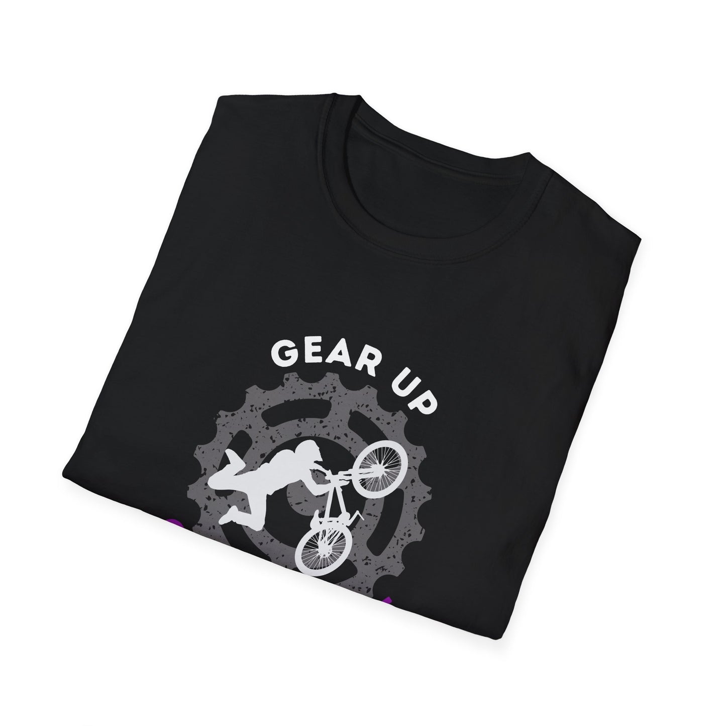 Mountain Bike/BMX Unisex T-shirt: Gear Up Get Airborne