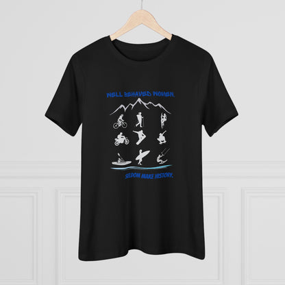 Empowered Women's Cotton Tee - Well Behaved Women