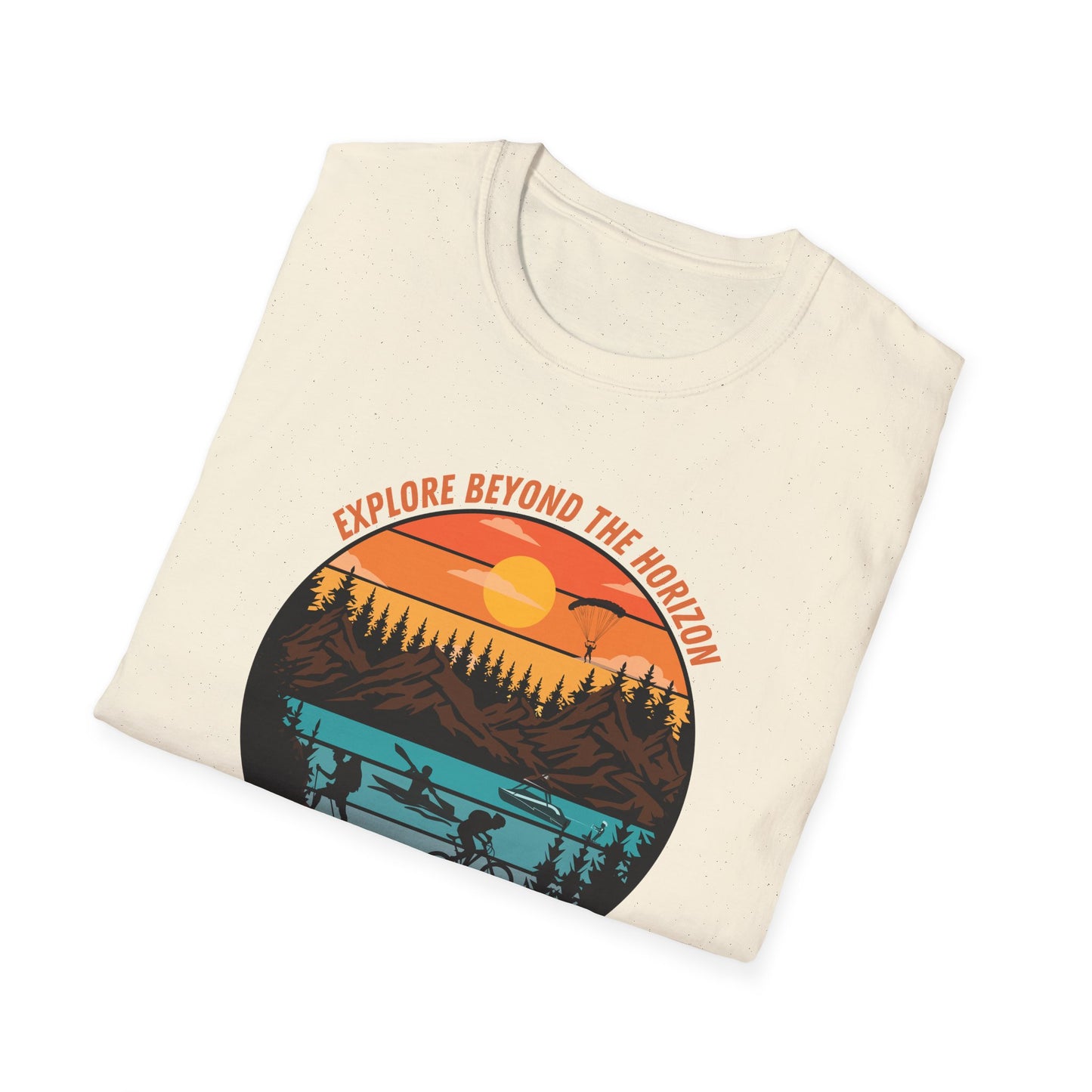 Explore Beyond the Horizon Adventure Unisex Softstyle T-Shirt