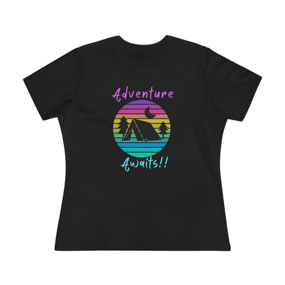 Adventure Awaits Women's Cotton Tee