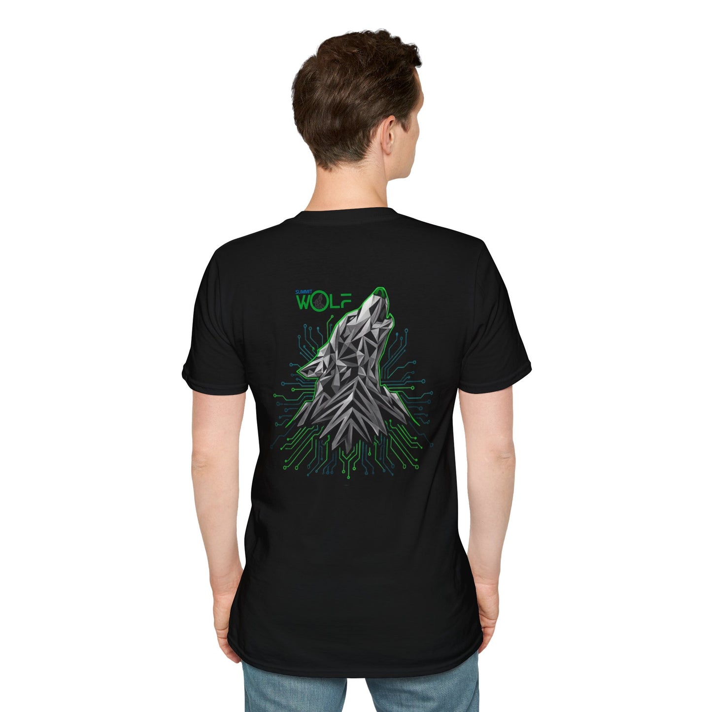Abstract Geometric Summit Wolf Unisex T-Shirt