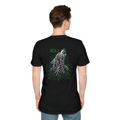 Abstract Geometric Summit Wolf Unisex T-Shirt