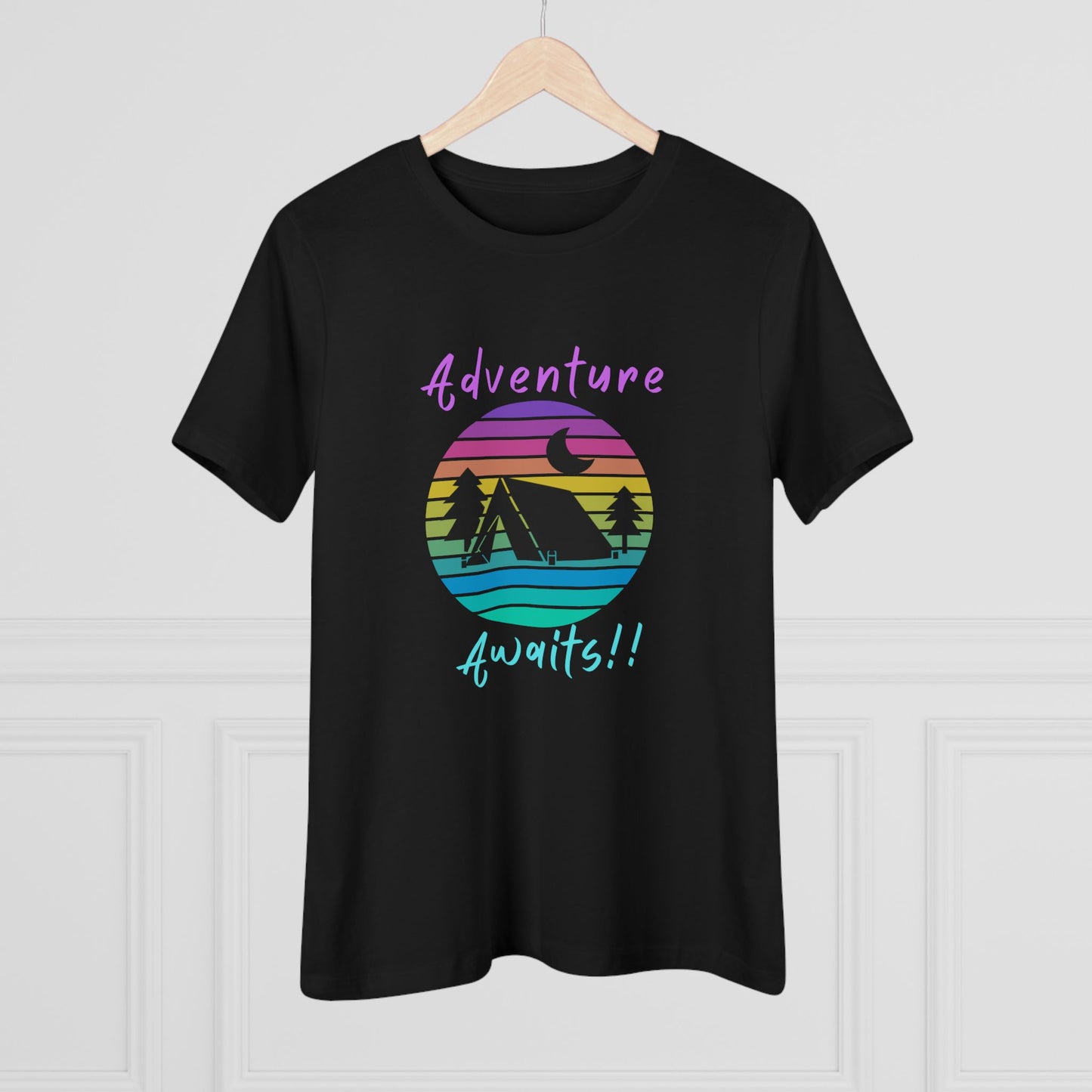 Adventure Awaits Women's Cotton Tee