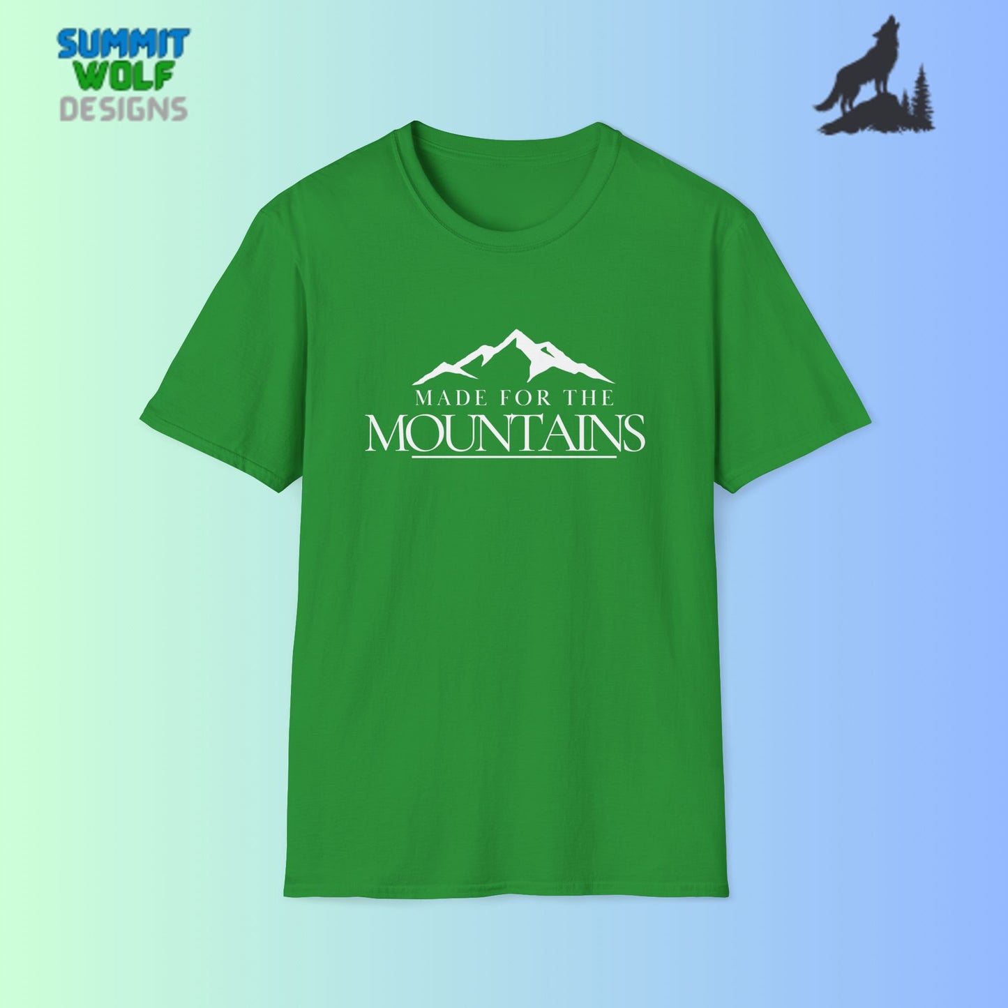 Made for the Mountains Adventure Unisex Softstyle T-Shirt