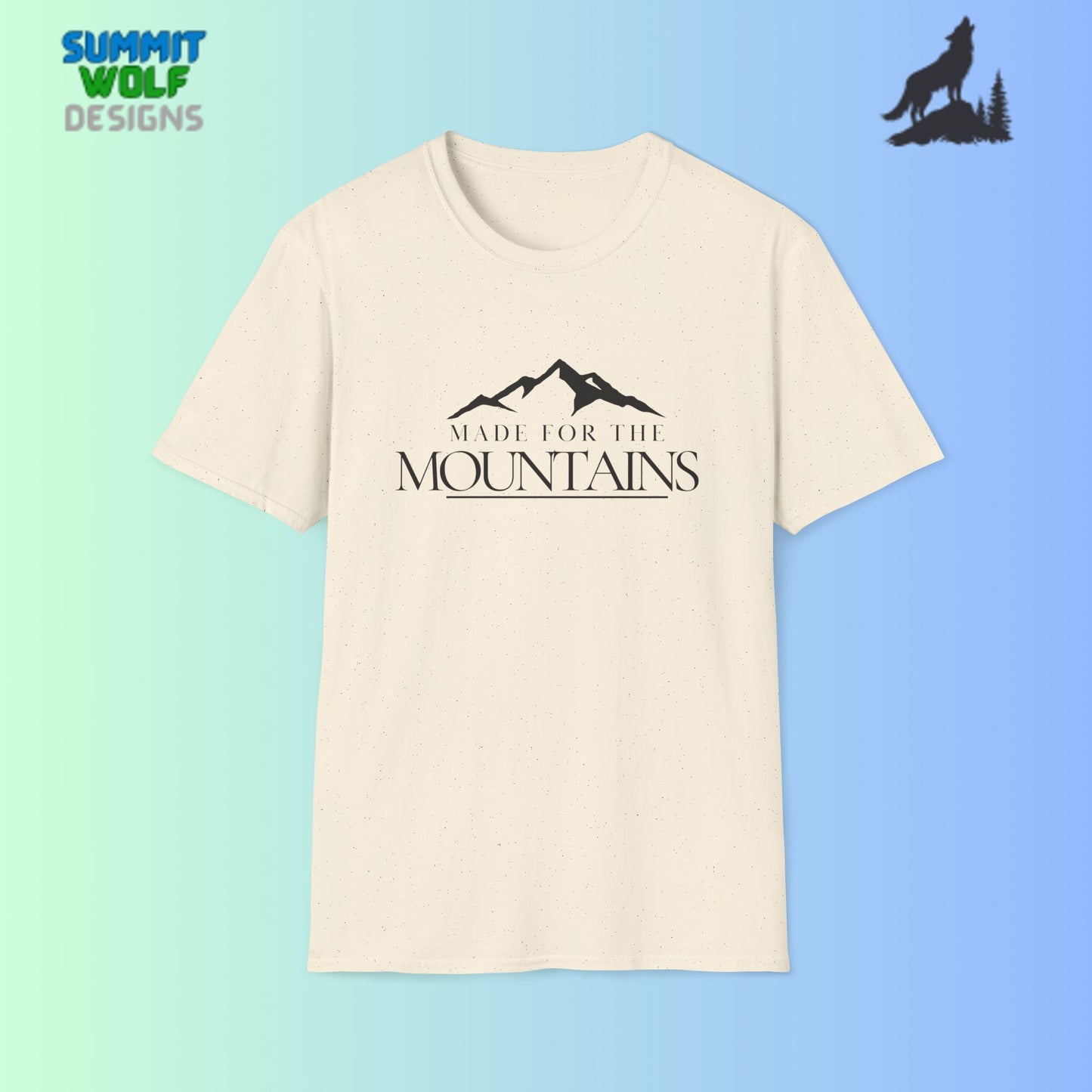 Made for the Mountains Adventure Unisex Softstyle T-Shirt