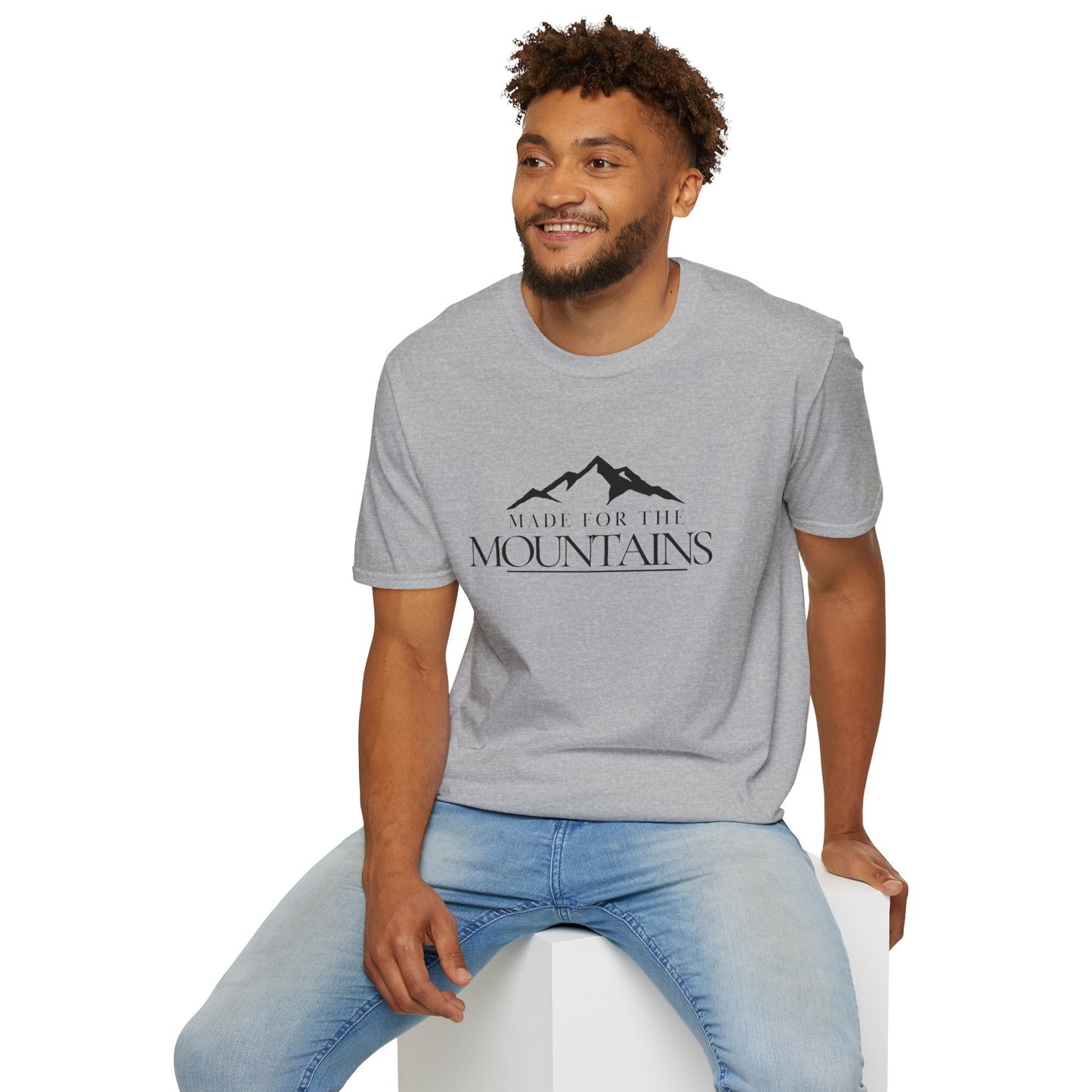 Made for the Mountains Adventure Unisex Softstyle T-Shirt