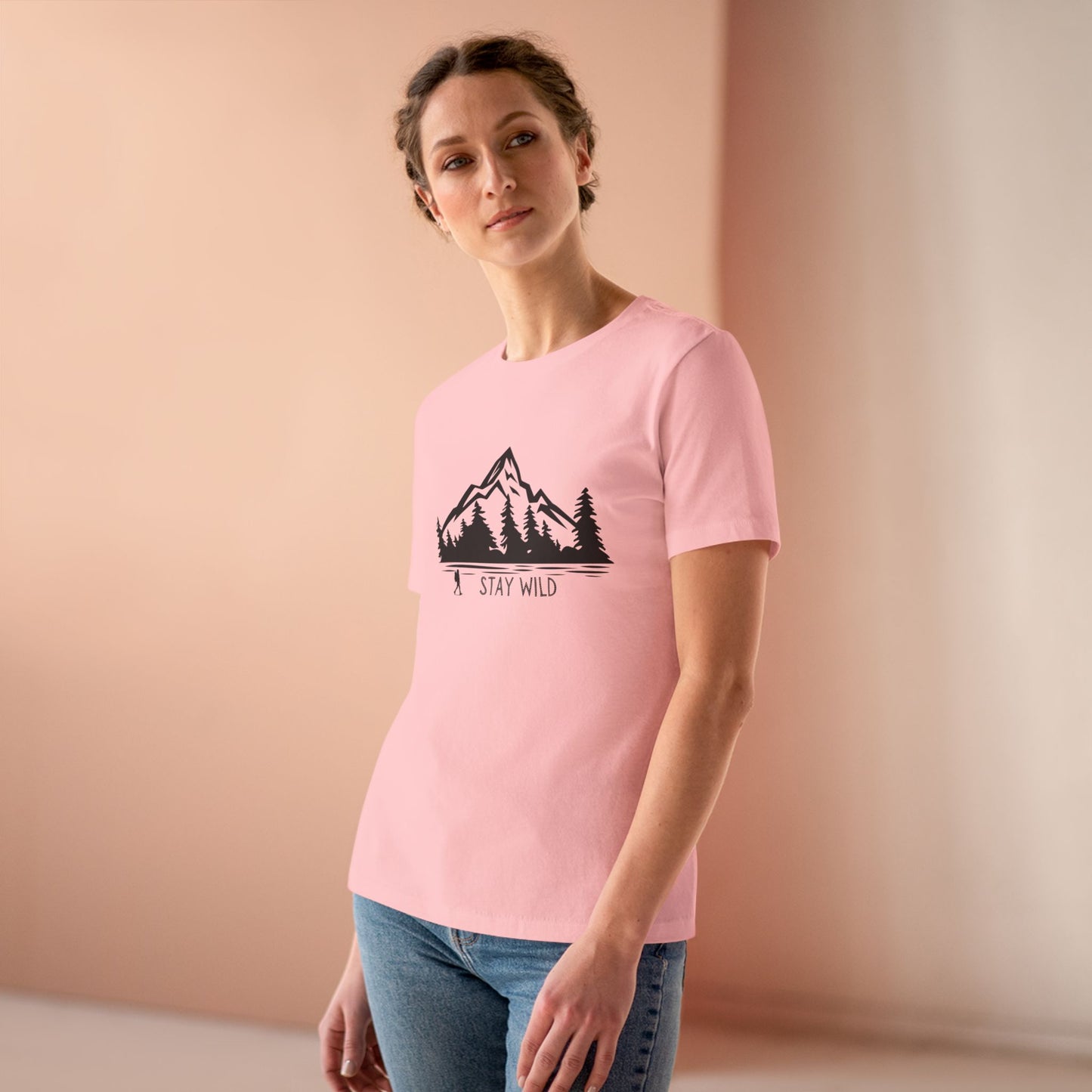 'Stay Wild' Women's Cotton Tee