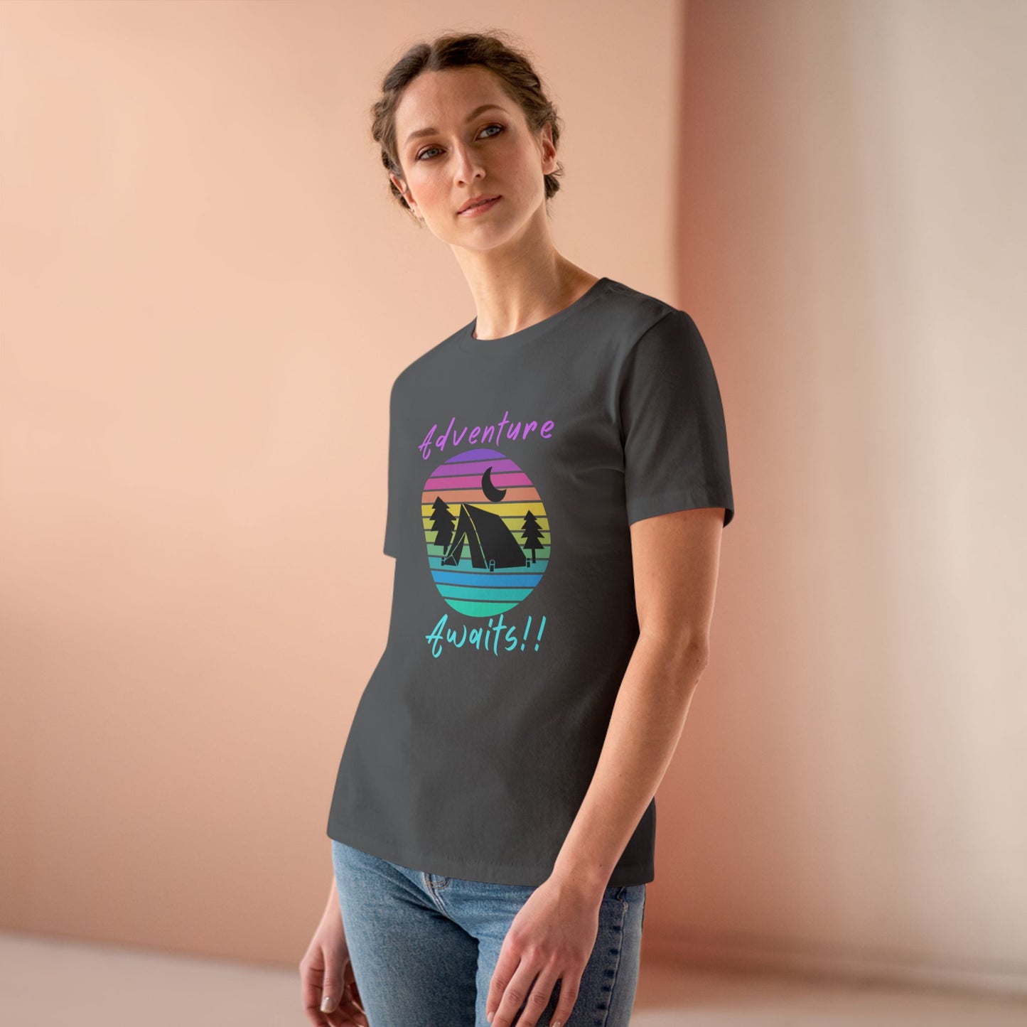 Adventure Awaits Women's Cotton Tee