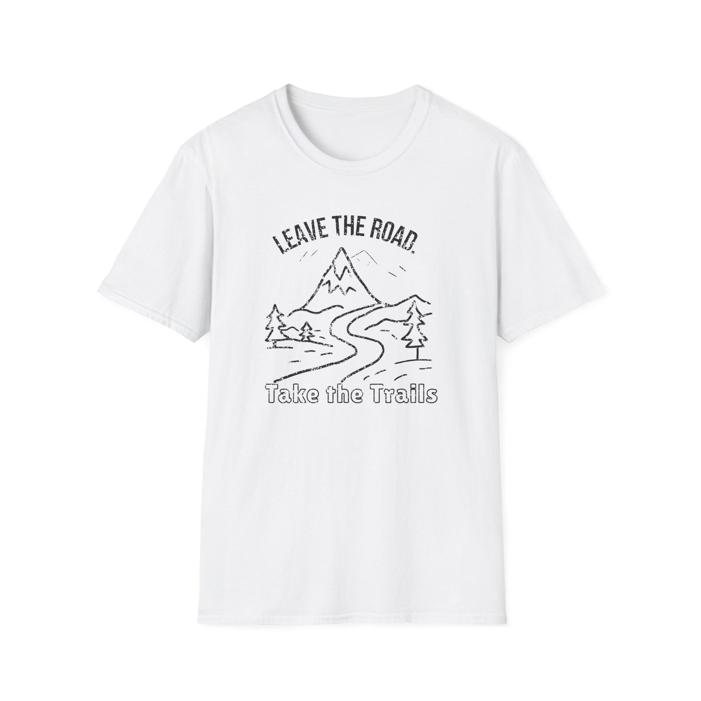 Leave the Road, Take the Trails Unisex Softstyle T-Shirt
