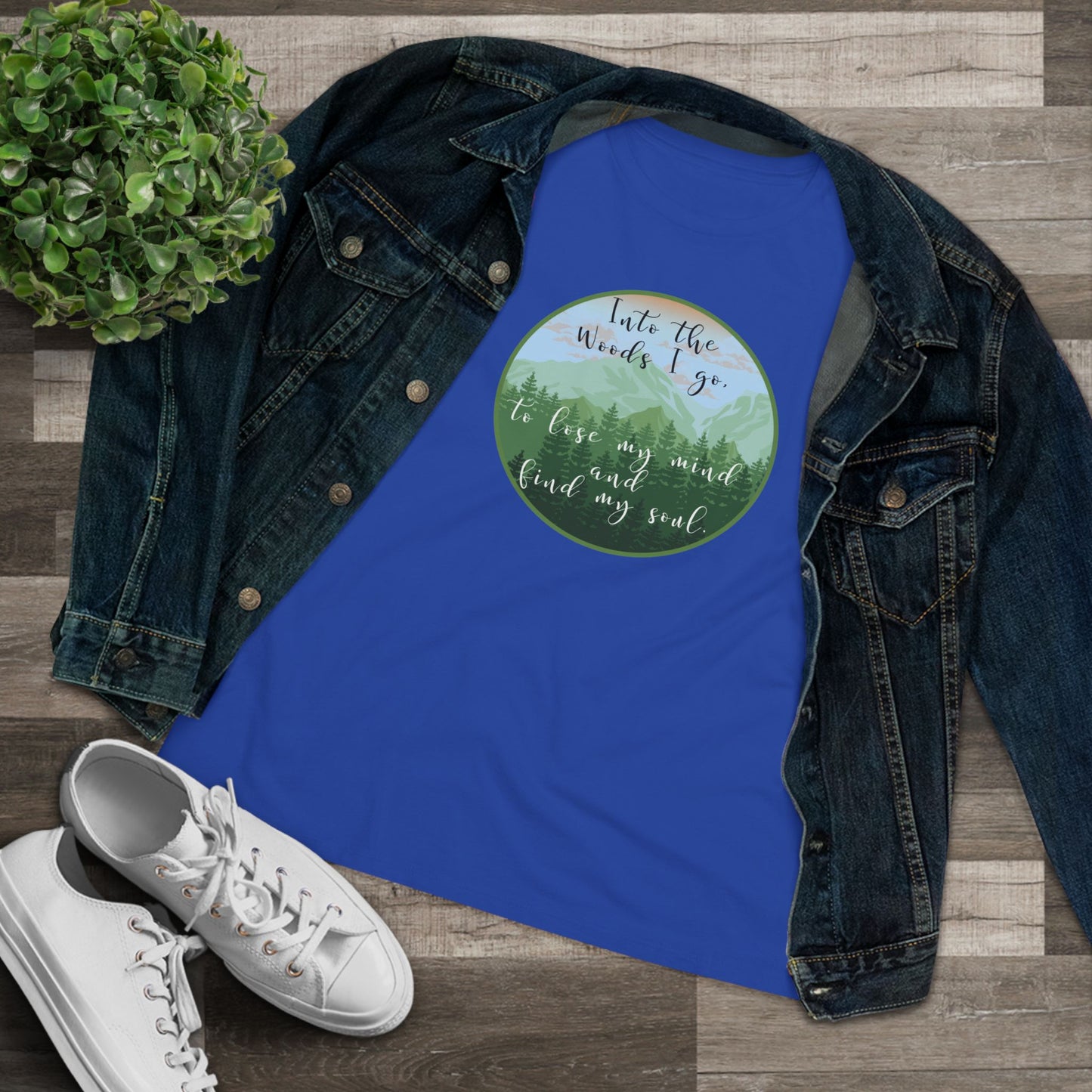Into The Wood I Go Women's Cotton T-shirt