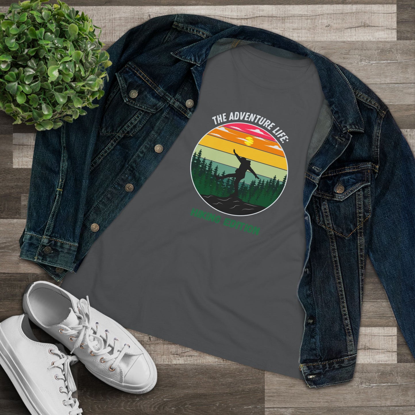 Adventure Life: Hiking Edition Women's Cotton Tee