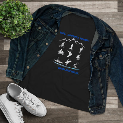 Empowered Women's Cotton Tee - Well Behaved Women