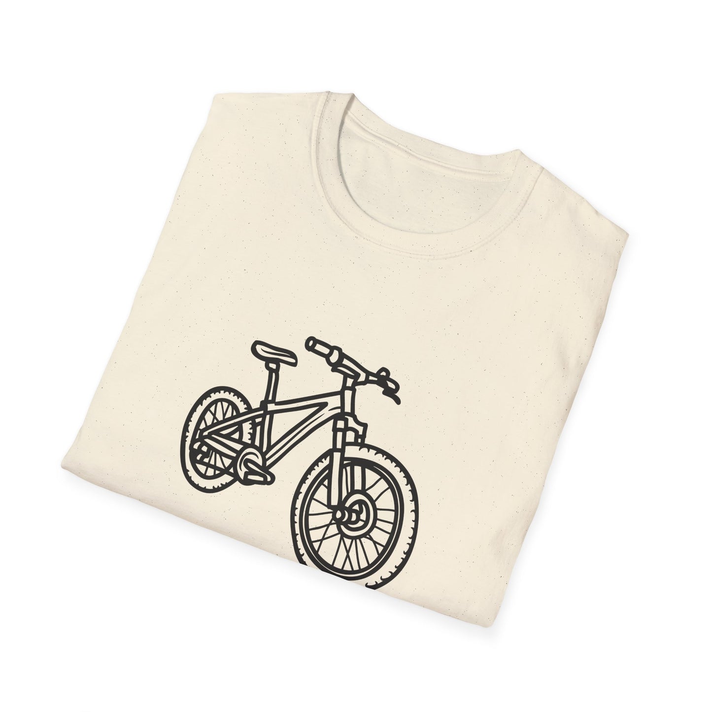 Mountain Bike Unisex T-Shirt - Outdoor Adventure Drawing