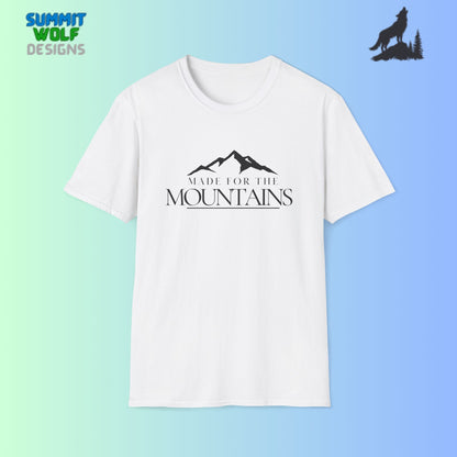 Made for the Mountains Adventure Unisex Softstyle T-Shirt