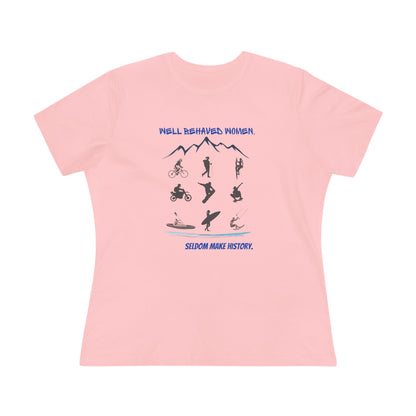 Empowered Women's Cotton Tee - Well Behaved Women