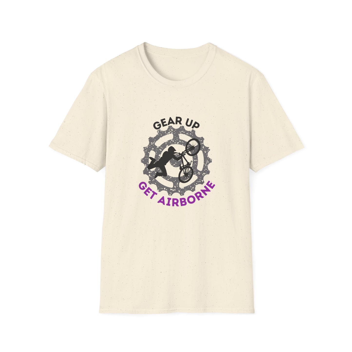 Mountain Bike/BMX Unisex T-shirt: Gear Up Get Airborne