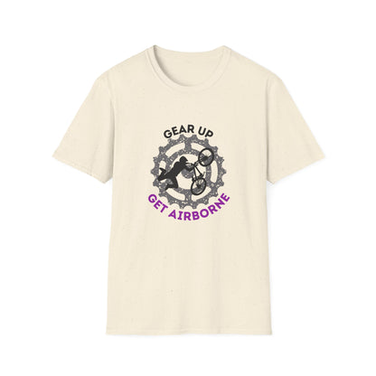 Mountain Bike/BMX Unisex T-shirt: Gear Up Get Airborne