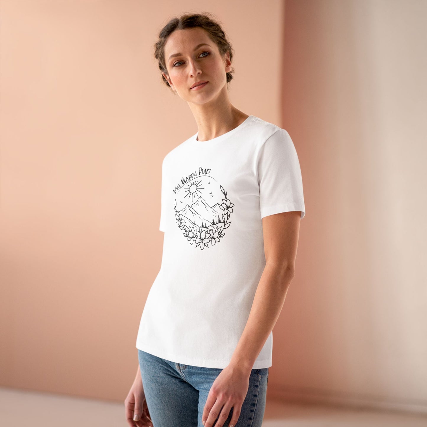 My Happy Place Women's Cotton Tee
