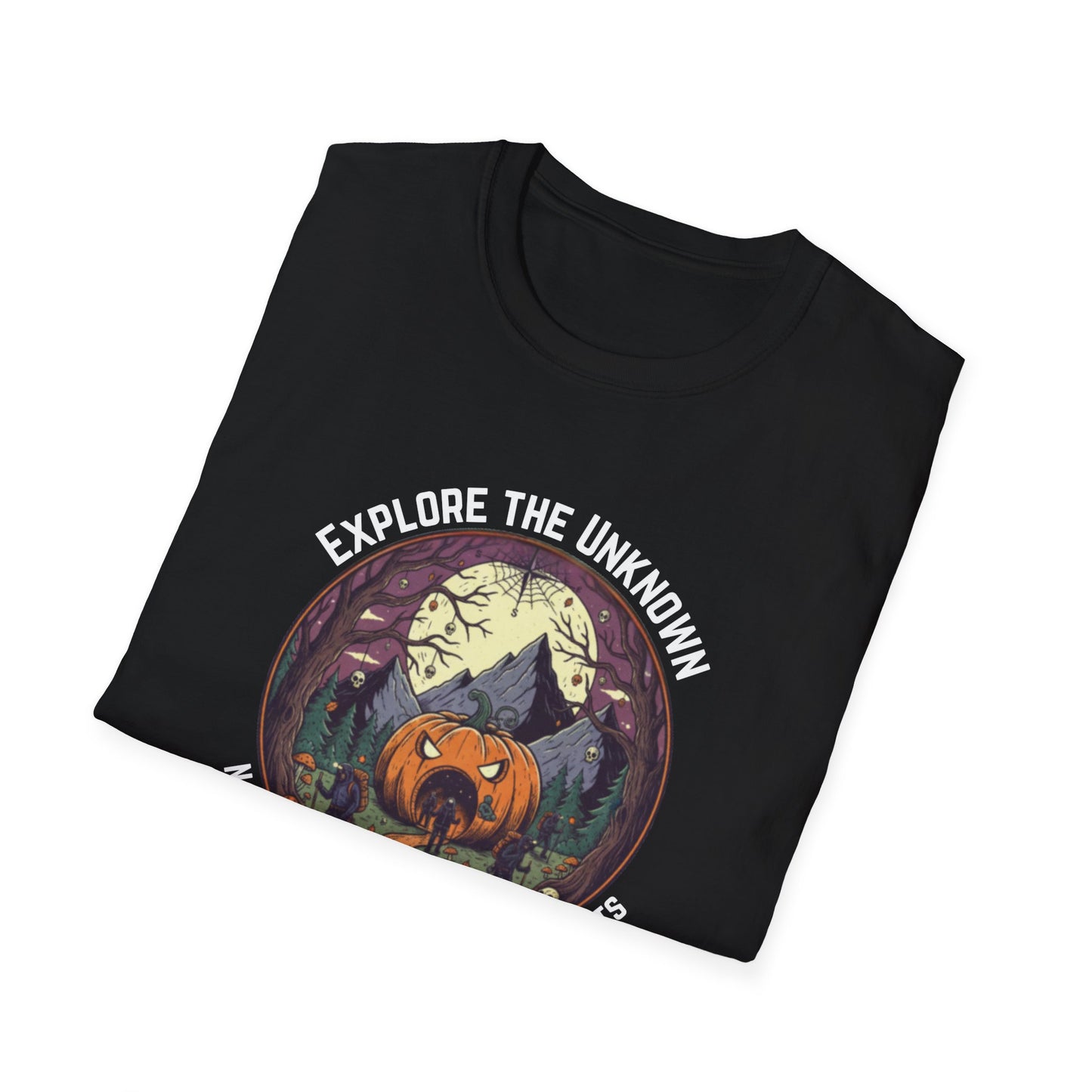 Explore the Unknown Unisex Softstyle Graphic T-Shirt
