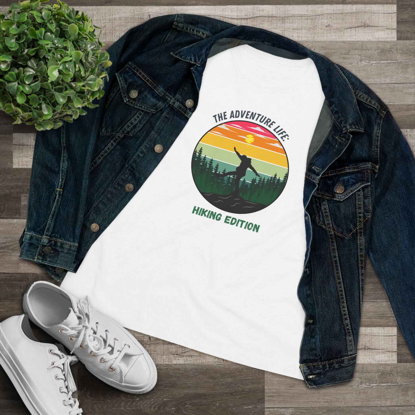 Adventure Life: Hiking Edition Women's Cotton Tee