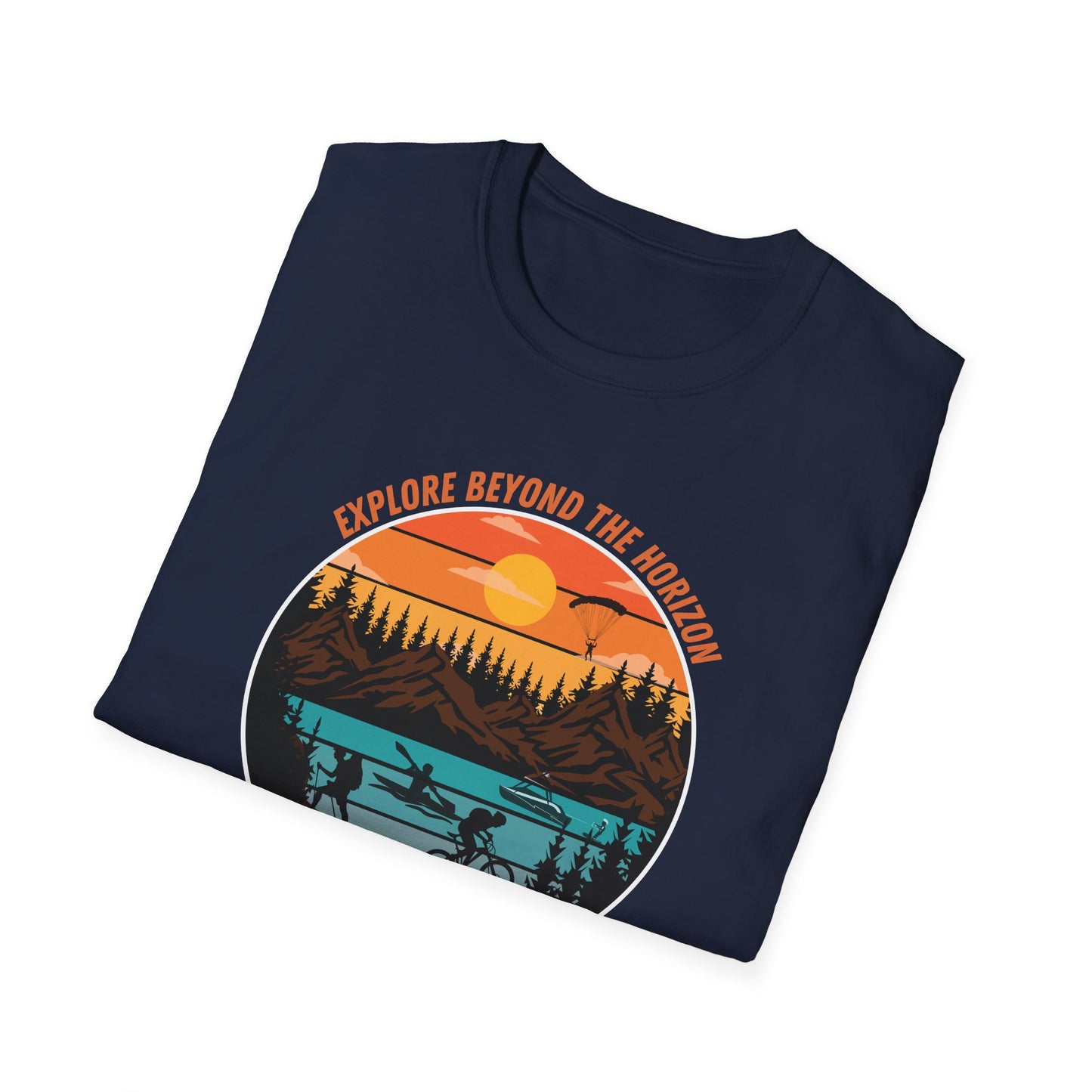 Explore Beyond the Horizon Adventure Unisex Softstyle T-Shirt