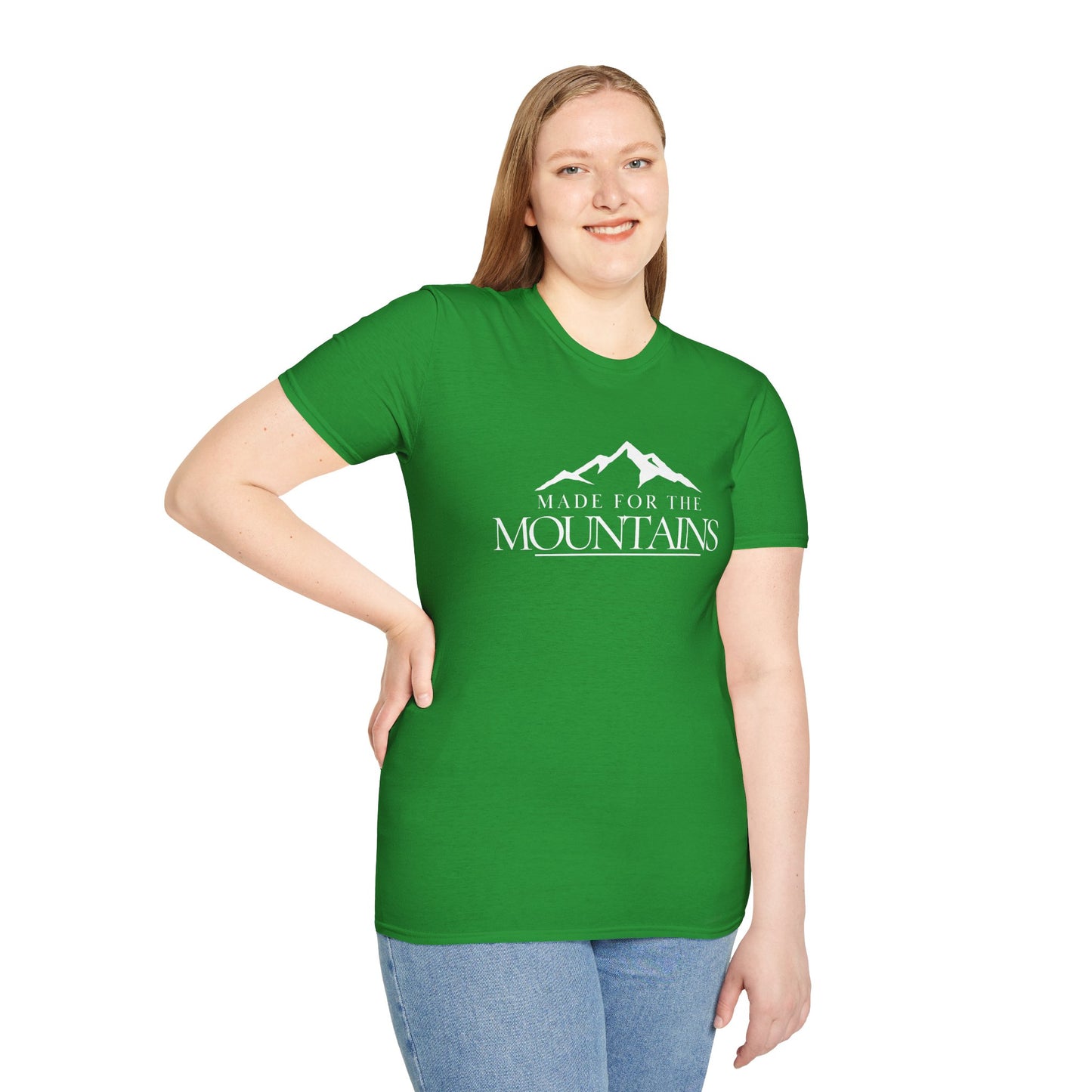 Made for the Mountains Adventure Unisex Softstyle T-Shirt