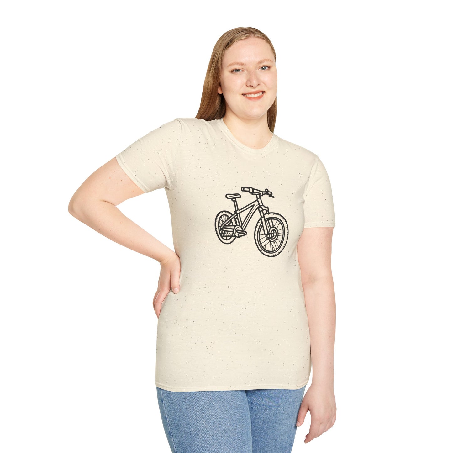 Mountain Bike Unisex T-Shirt - Outdoor Adventure Drawing