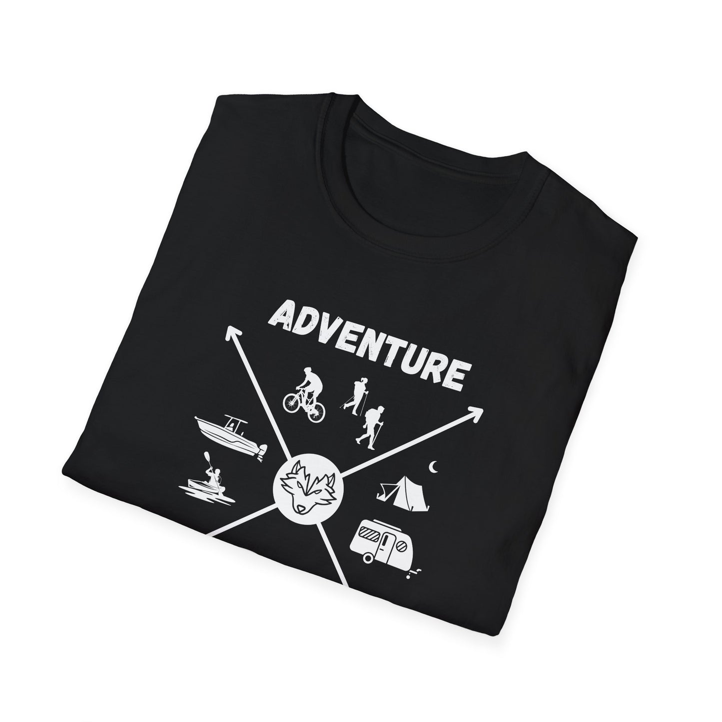 Adventure Awaits Cross Unisex Softstyle T-Shirt