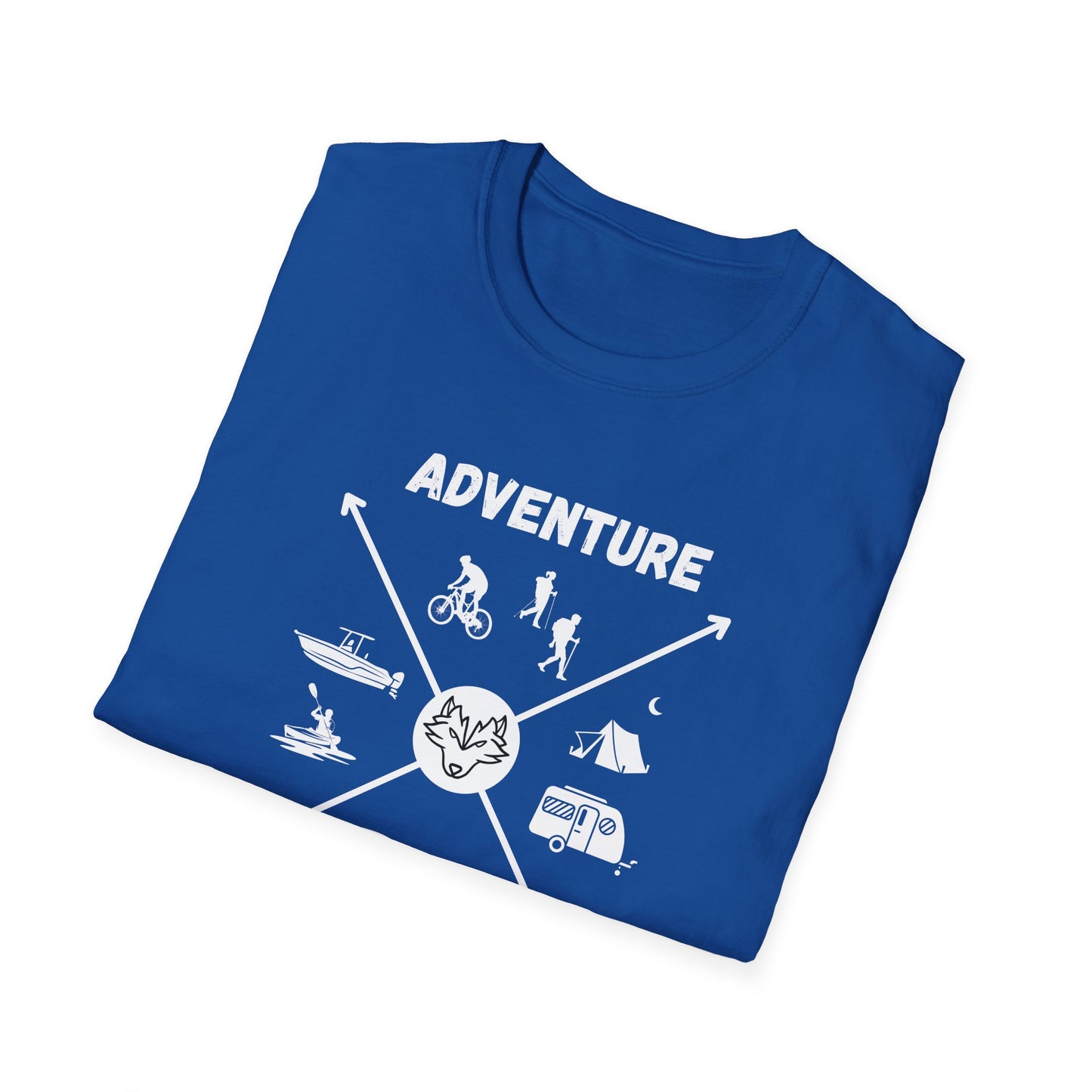 Adventure Awaits Cross Unisex Softstyle T-Shirt
